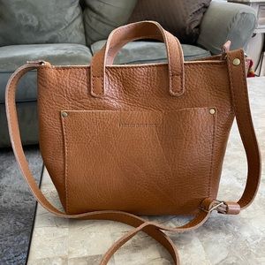 Portland Leather Goods AP Dune Mini Crossbody with Zipper